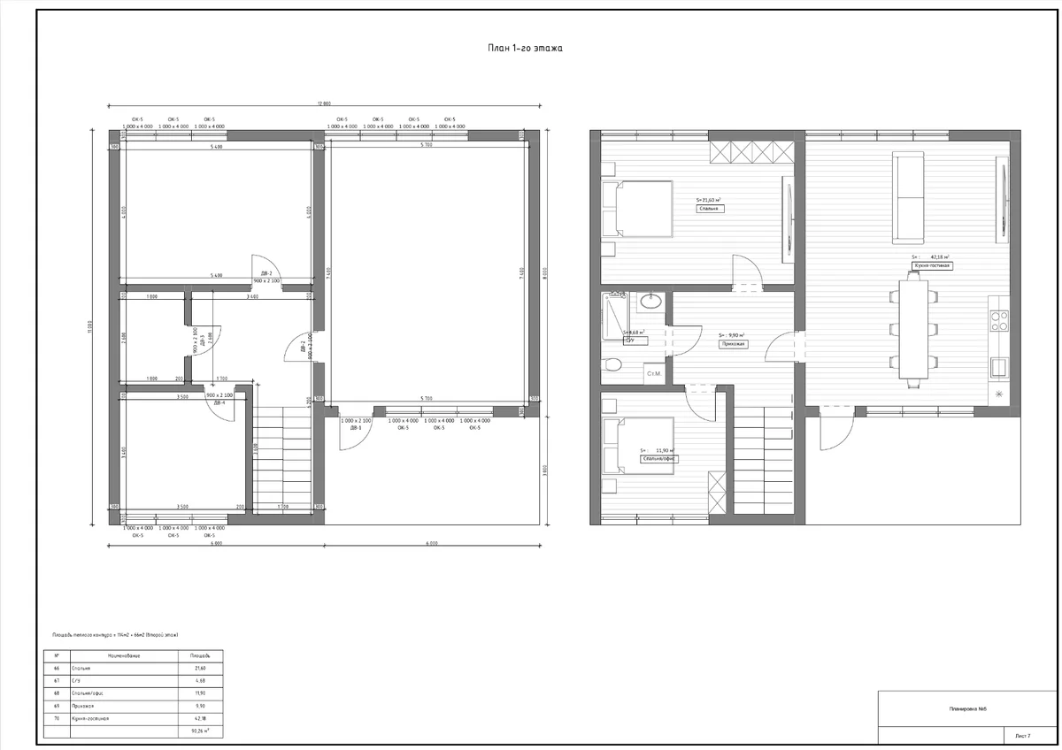 Каркасный дом Скандик 180м²