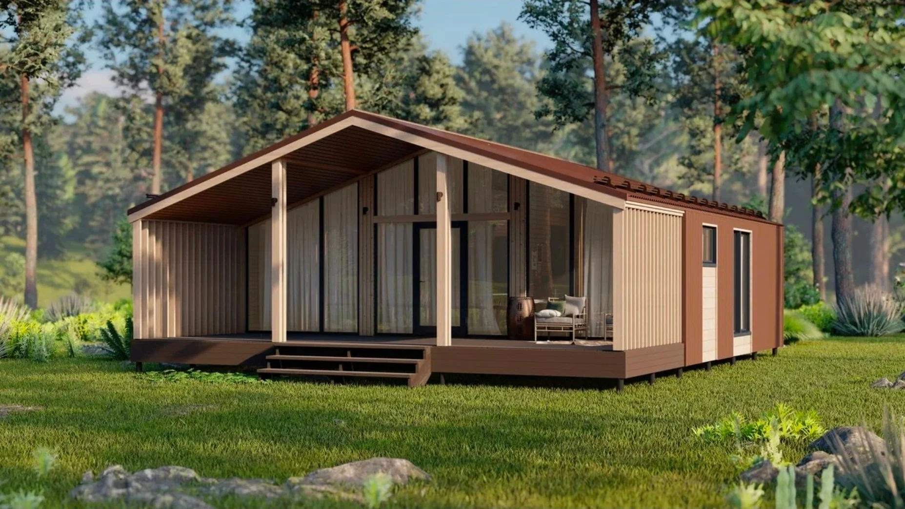 Модульный дом Барнхаус 100м²