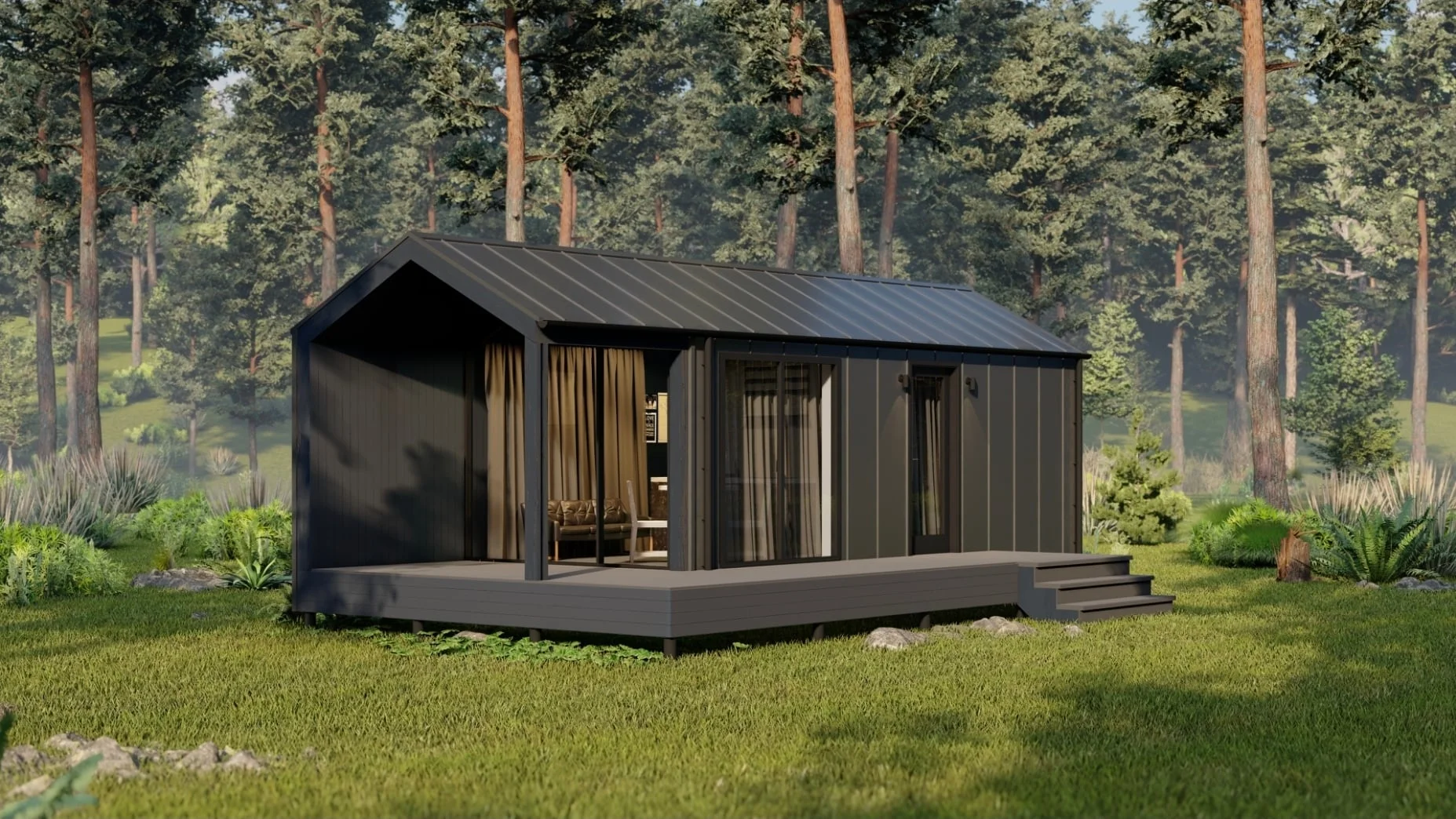 Модульный дом Барнхаус 24м²